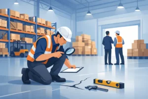 How to Check Warehouse Flooring Before Handover