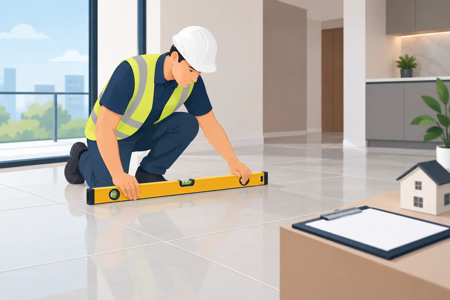How to Verify Tile Levels Before Property Handover